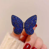 XSB161 - Blue Exquisite Butterfly Brooch