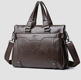 BM069 - Business Crossbody Leather Bag