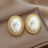 XE166 - Elegant Pearl Droplet Earrings