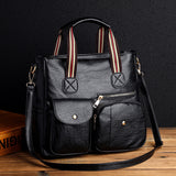 CL1370 - Retro Multi-Pocket Fashion Handbag