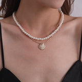 XN025 - Pearl double-layer necklace