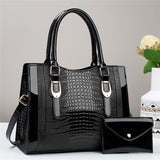 H1790 - Elegant 2pc Premium Handbag Set