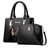 H1850 - Hong Kong style 2pc Fashion Handbag Set