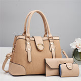 H1946 - Korean Fashion 3pc Handbag Set