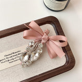 HA254 - Sparkling Crystal Bow Hairpin