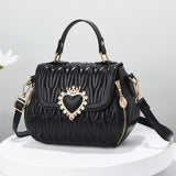 H2036 - Fashion Textured Messenger Bag