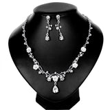 SET638 - White Pearl Necklace Set