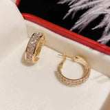 XE143 - Golden Hoop Earrings
