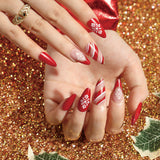 NA055 - Christmas Themed Press On Nails