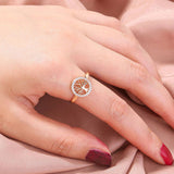 R644 - Retro Adjustable Inlaid Zircon Ring
