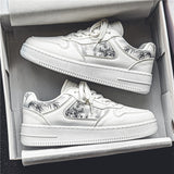 MS980 - Casual White Sneaker Shoes