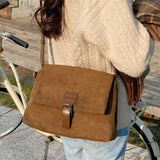 CL1512 - Korean Vintage Suede Bag