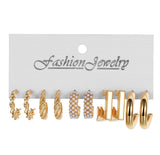 E1614 - Korean Fashion Geometric Earring Set