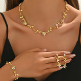 SET699 - Korean Floral Fashion Jewellery Set