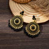 E1538 - Bohemian Retro Circular Earrings