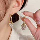 XE171 - Golden Droplet Earrings