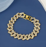 B985 - Thick Gold Fashion Bracelet