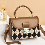 H2040 - Retro Textured Messenger Bag