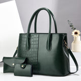 H1908 - Elegant Fashion 3pc Handbag Set