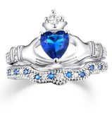 R694 - Blue Crown Gemstone Ring