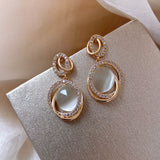E1441 - Double Layer Drop Earrings