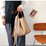 CL1105 - Pleated Tote Bag