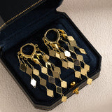 XE177 - Geometric Drop Earrings