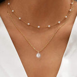 XN037 - Double Layer peach heart pendant