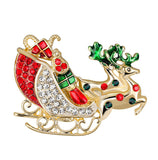 XSB194 - Christmas Festive Saree Brooch