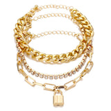 B919 - Stacked Layered Fashion Bracelet Set