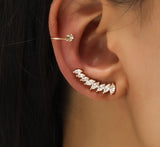 E1714 - Korean Simple Cuff Earrings