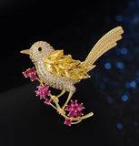 XSB117 - Exquisite Fashion Bird Saree Brooch