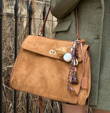 H1966 - Fashion Retro Frosted Tote Bag