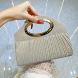 CL1379 - Elegant Golden Party Clutch