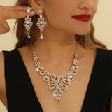 SET692 - Elegant Hollow Carved Fashion Jewellery Set