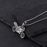 MJ161 - Bike Pendant Men's Fashion Necklace