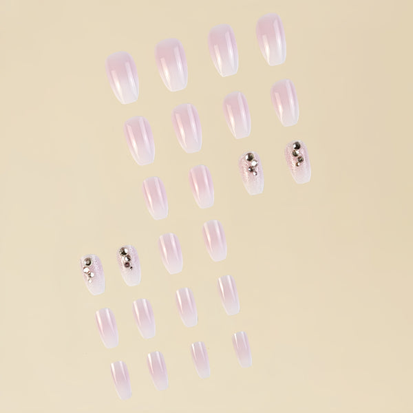 NA092 - Autumn Lotus Root Nails – Mirror Mirror
