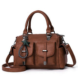 H2033 - Simple Fashion Satchel Handbag