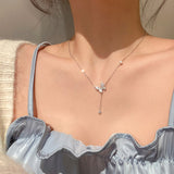 XN053 - Silver Butterfly Necklace