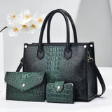 H1890 - Retro Fashion Classic 3Pc Shoulder Bag Set