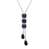 N2562 - Gemstone Droplet Pendant Necklace