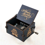 HD611 - Happy Birthday Black Music Box