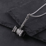 MJ164 - Hammer Pendant Men's Fashion Necklace