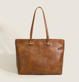 H1924 - Retro Large Casual Tote Handbag