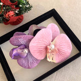HA218 - Pink and Purple Phalaenopsis Hairclip