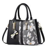H1824 - Printed Floral Fashion Handbag